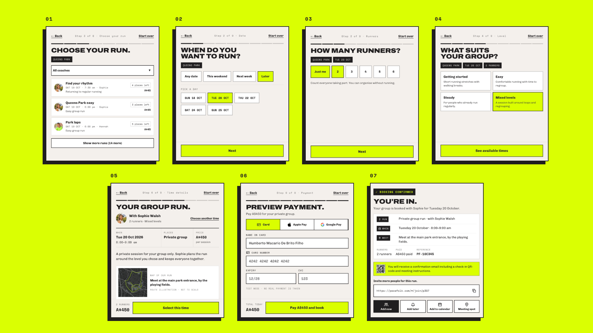 07 booking sequence